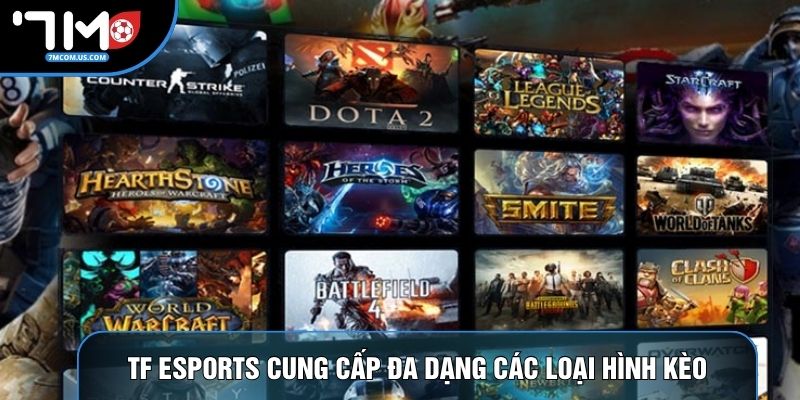 TF Esports cung cấp đa dạng các loại hình kèo cược
